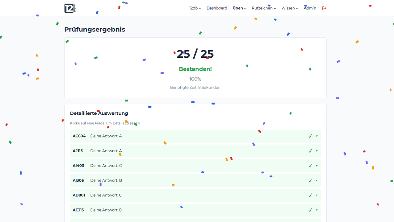 12db.de Prüfungssimulation